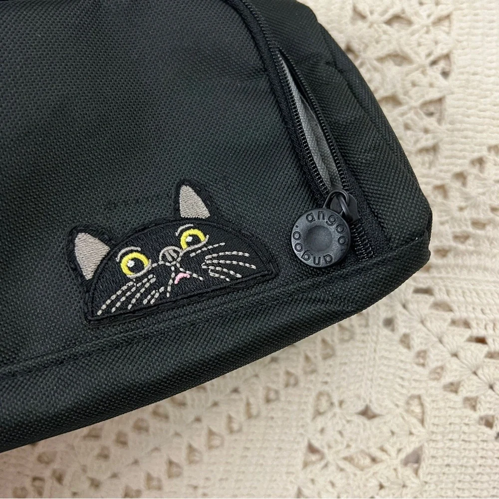 Bleep cat patch pencil case
